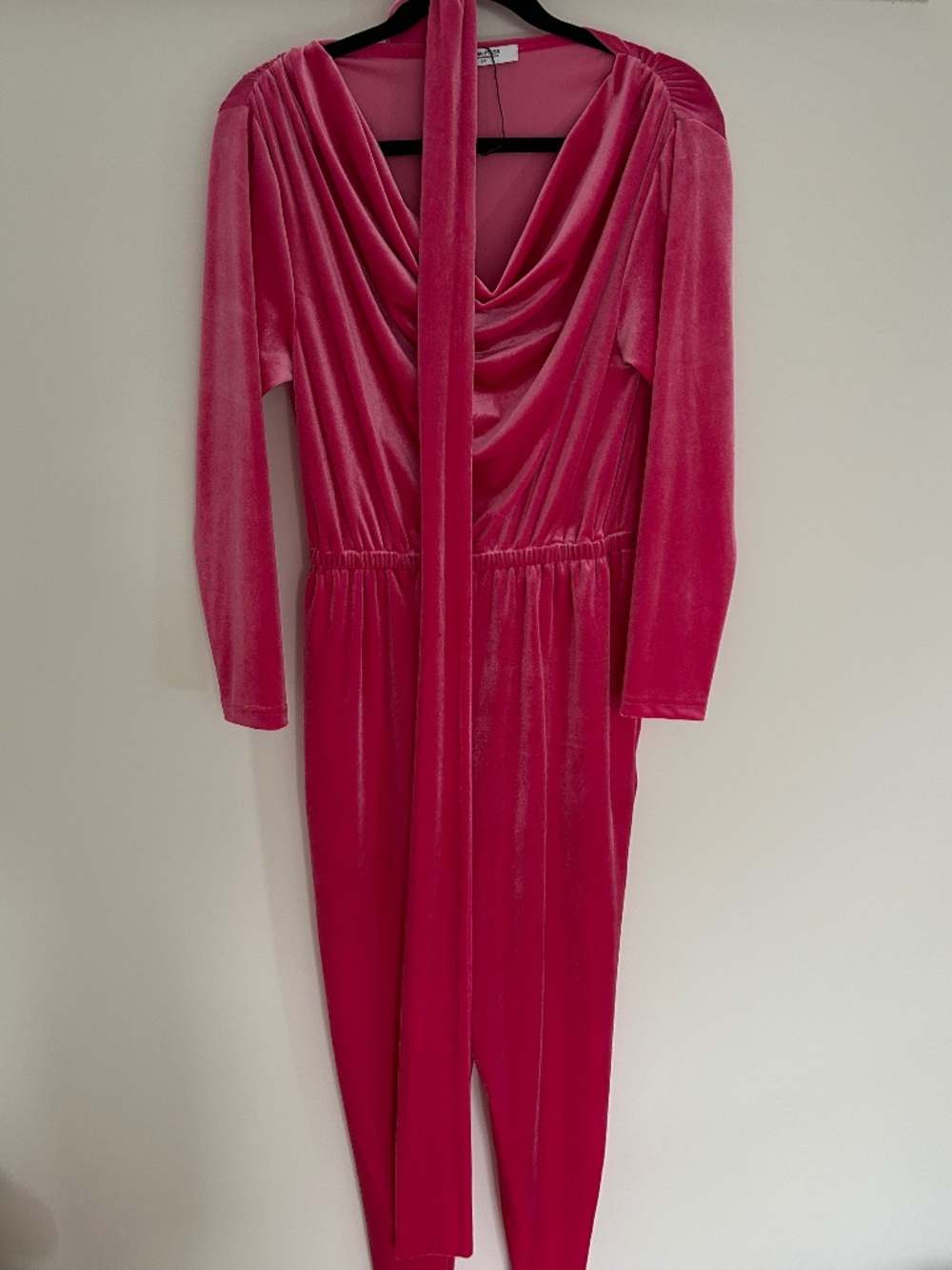 Smash + Tess x The Birds Papaya Very Velvet Jumpsuit in Magenta